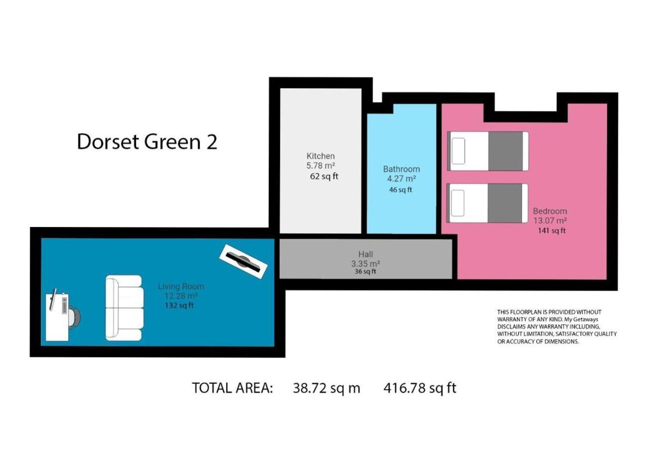 Dorset Green Two By My Getaways Brighton Exterior foto